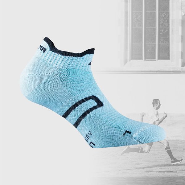 Falcon Blue W-light quick dry running socks